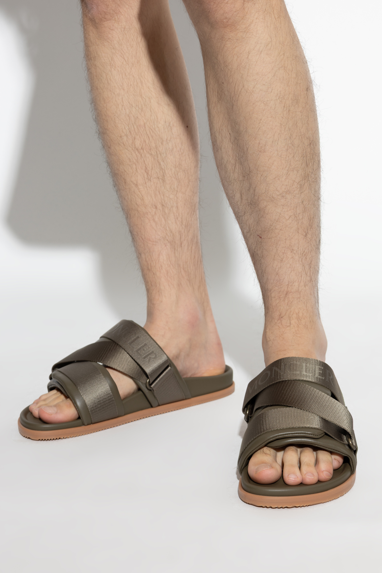 MONCLERミュール Moncler Leather slides | Men's Shoes | Vitkac
